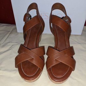 PESARO Viola cork wedges Size 9